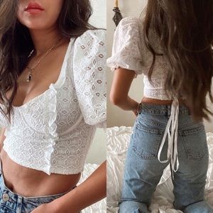 For Love and Lemons Sand dollar top